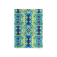 Load image into Gallery viewer, Kaleidoscope Jaune Bleu Baby Blanket 40&quot;x50&quot; Baby Blanket 40&quot;x50&quot; e-joyer 
