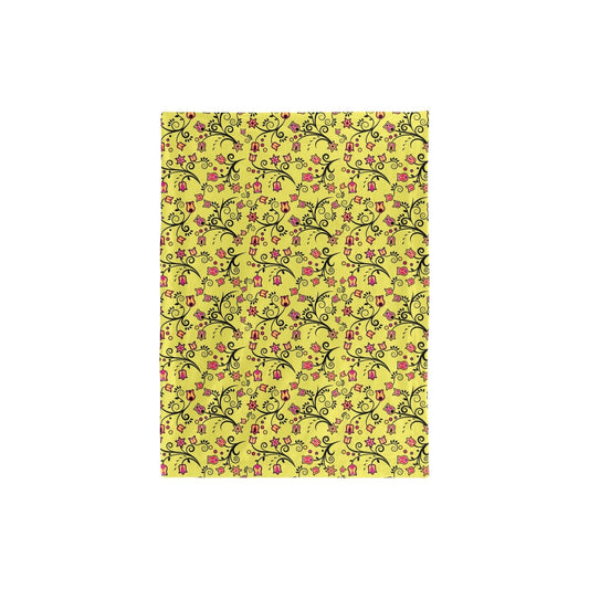 Floral Star Small Baby Blanket