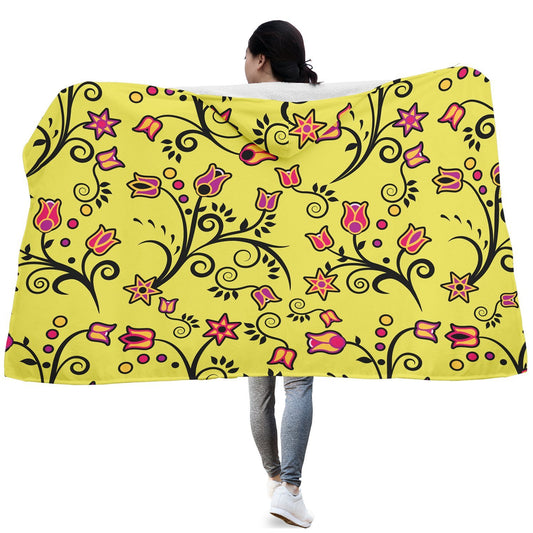 Floral Star Hooded Blanket