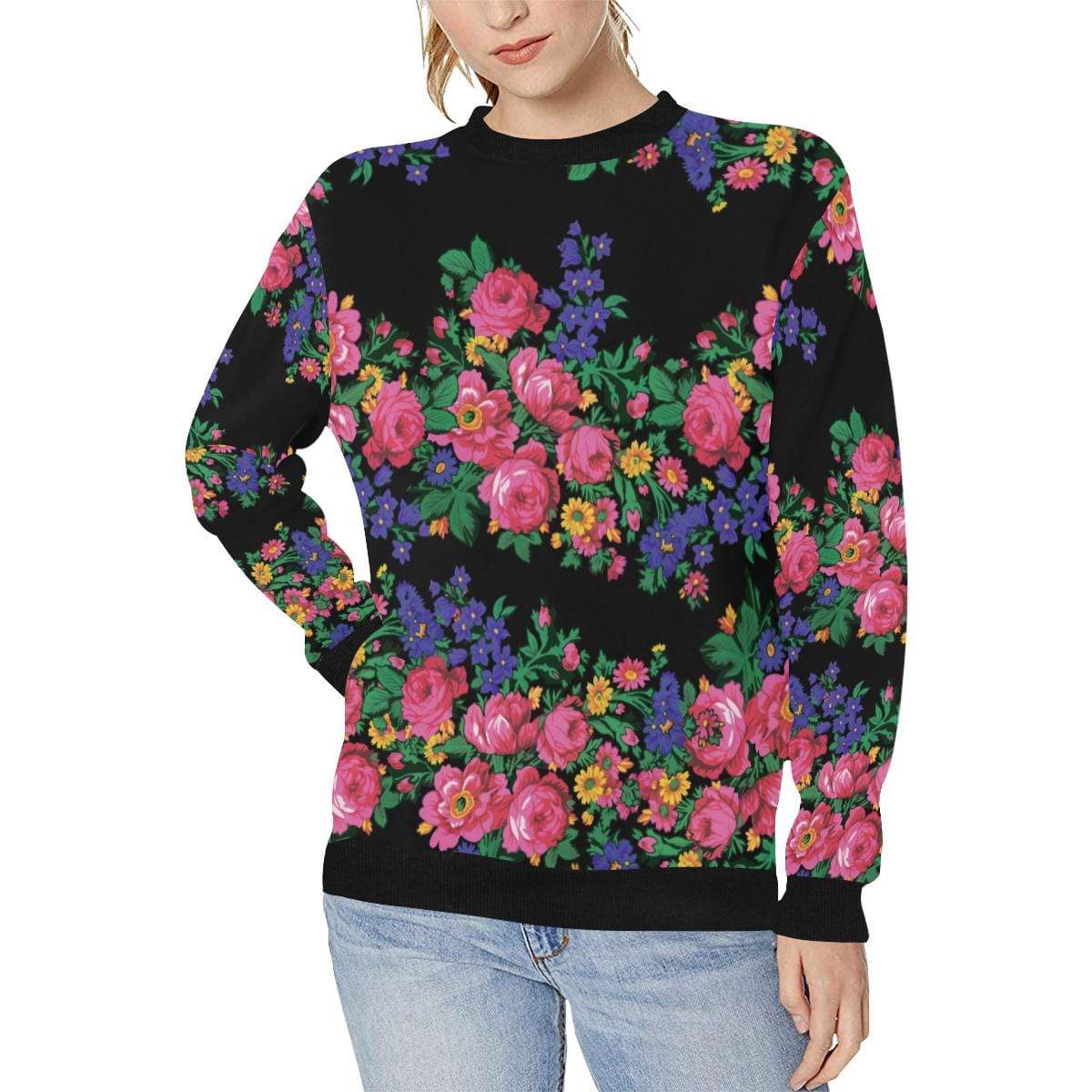 Kokum's Revenge Women's Rib Cuff Crew Neck Sweatshirt