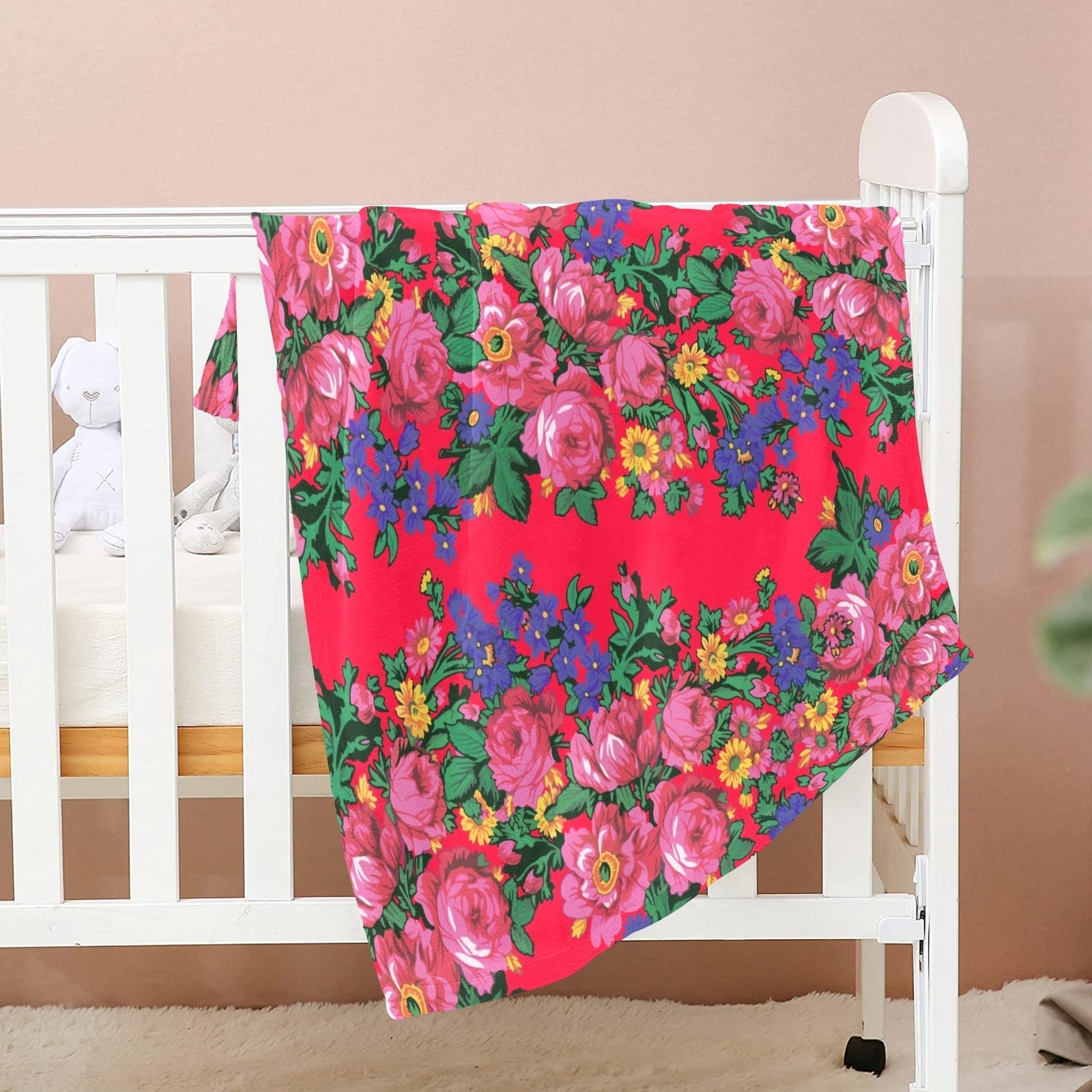 Kokum's Revenge Dahlia Baby Blanket 40"x50" Baby Blanket 40"x50" e-joyer 