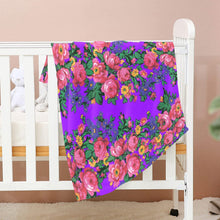 Load image into Gallery viewer, Kokum&#39;s Revenge-Lilac Baby Blanket 30&quot;x40&quot; Baby Blanket 30&quot;x40&quot; e-joyer 
