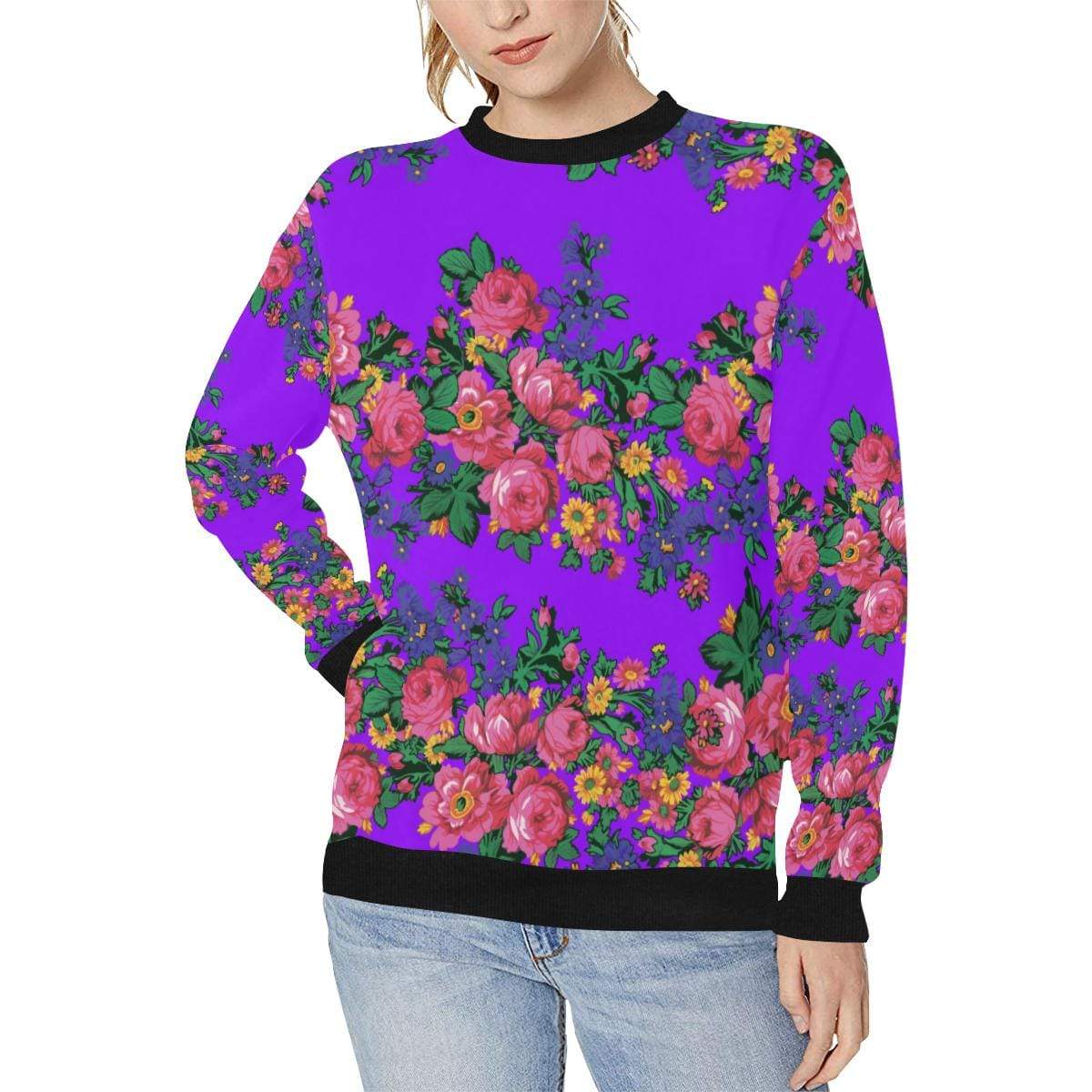 Kokum's Revenge Women's Rib Cuff Crew Neck Sweatshirt