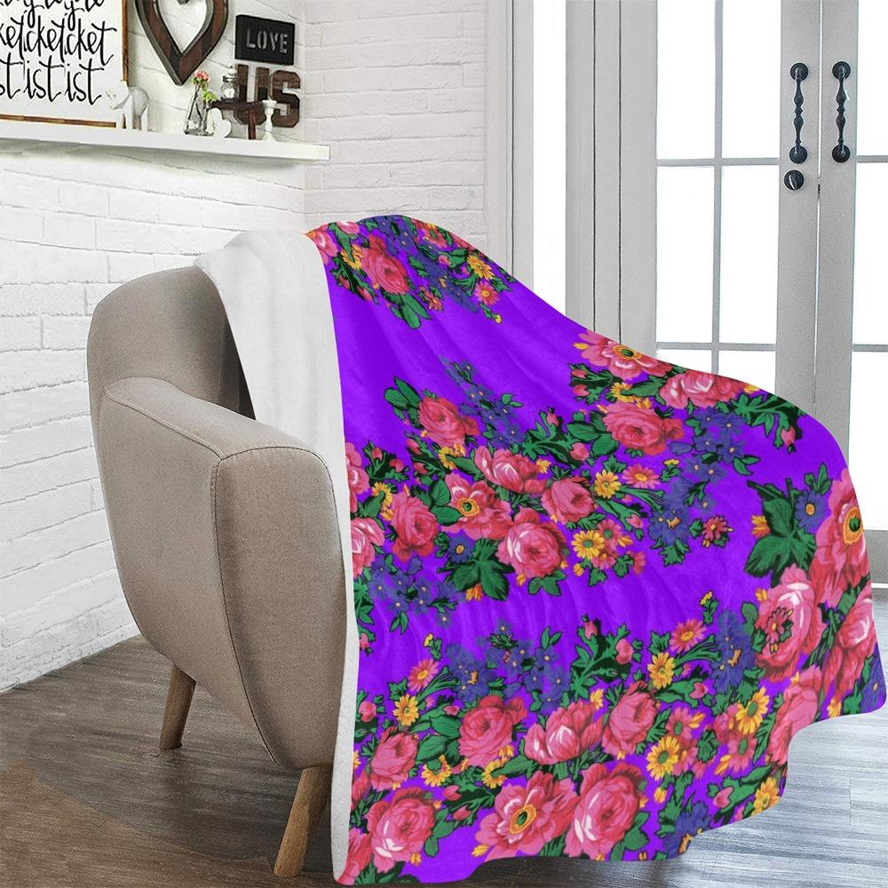 Kokum's Revenge Lilac X-Large Micro Fleece Blanket by 49 Dzine (image 2)