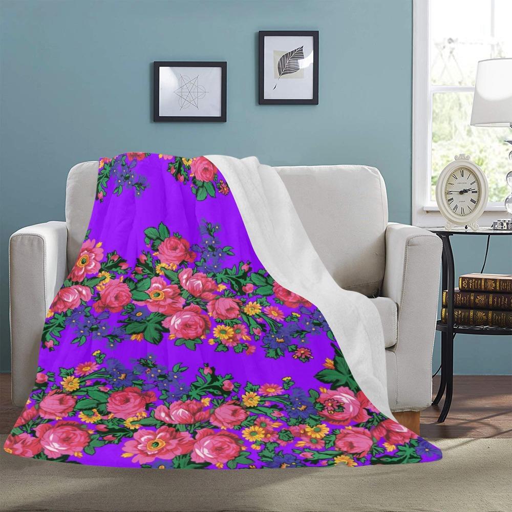 Kokum's Revenge Lilac X-Large Micro Fleece Blanket by 49 Dzine (image 3)
