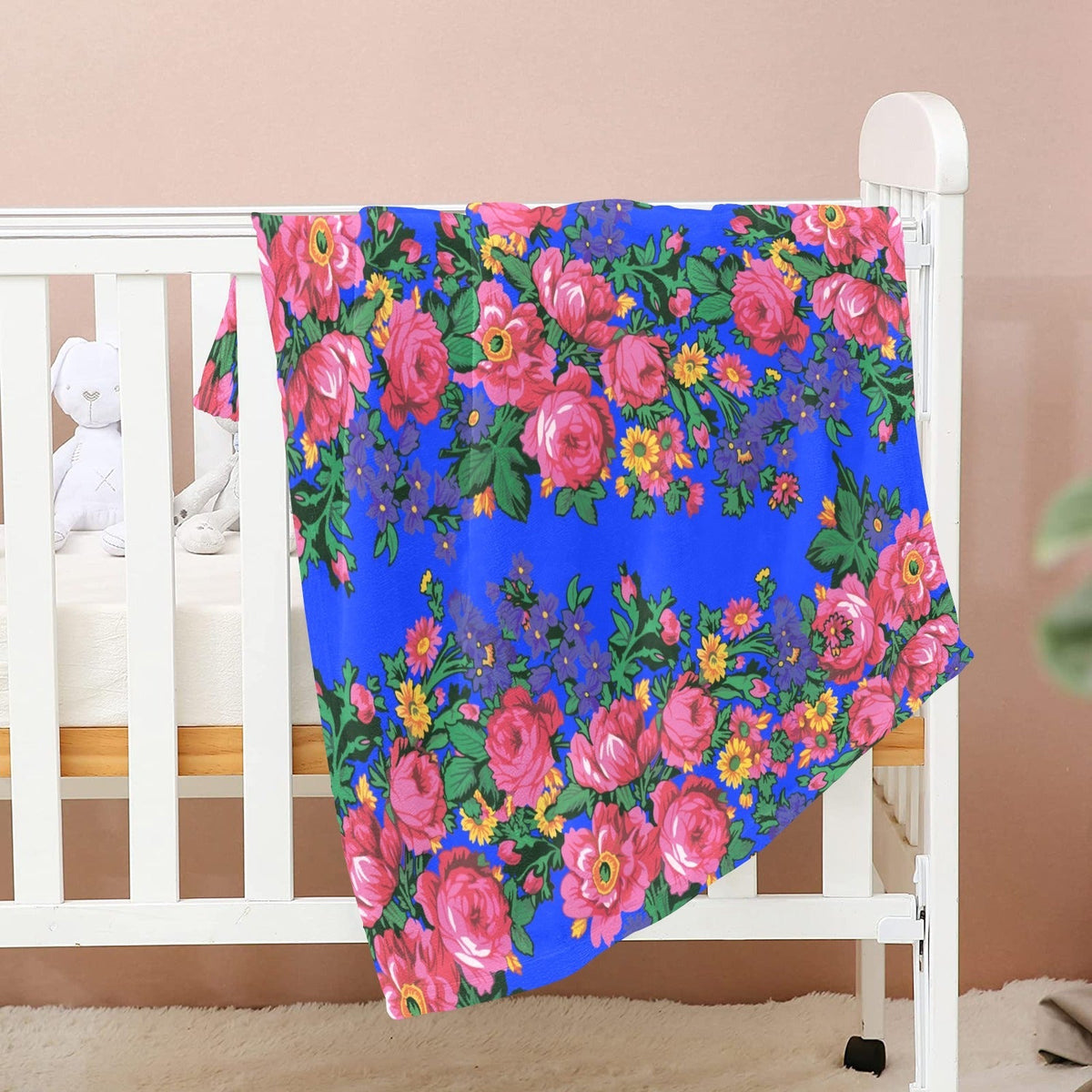 Kokum's Revenge Royal Large Baby Blanket by 49 Dzine (image 2)