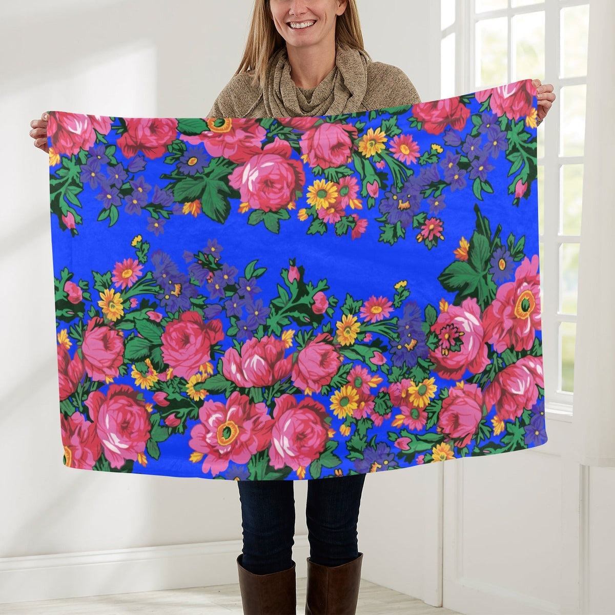 Kokum's Revenge Royal Small Baby Blanket by 49 Dzine
