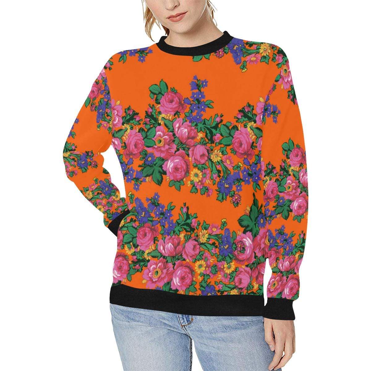 Kokum's Revenge Women's Rib Cuff Crew Neck Sweatshirt