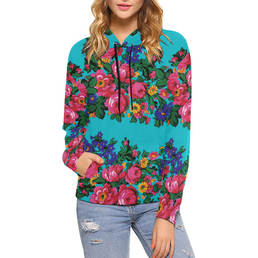 Kokum's Revenge-Sky All Over Print Hoodie for Women (USA Size) (Model H13) Hoodie e-joyer 