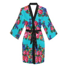 Load image into Gallery viewer, Kokum&#39;s Revenge Sky Long Sleeve Kimono Robe Long Sleeve Kimono Robe e-joyer 
