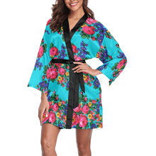 Load image into Gallery viewer, Kokum&#39;s Revenge Sky Long Sleeve Kimono Robe Long Sleeve Kimono Robe e-joyer 
