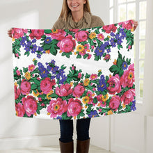 Load image into Gallery viewer, Kokum&#39;s Revenge White Baby Blanket 30&quot;x40&quot; Baby Blanket 30&quot;x40&quot; e-joyer 
