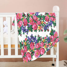 Load image into Gallery viewer, Kokum&#39;s Revenge White Baby Blanket 40&quot;x50&quot; Baby Blanket 40&quot;x50&quot; e-joyer 
