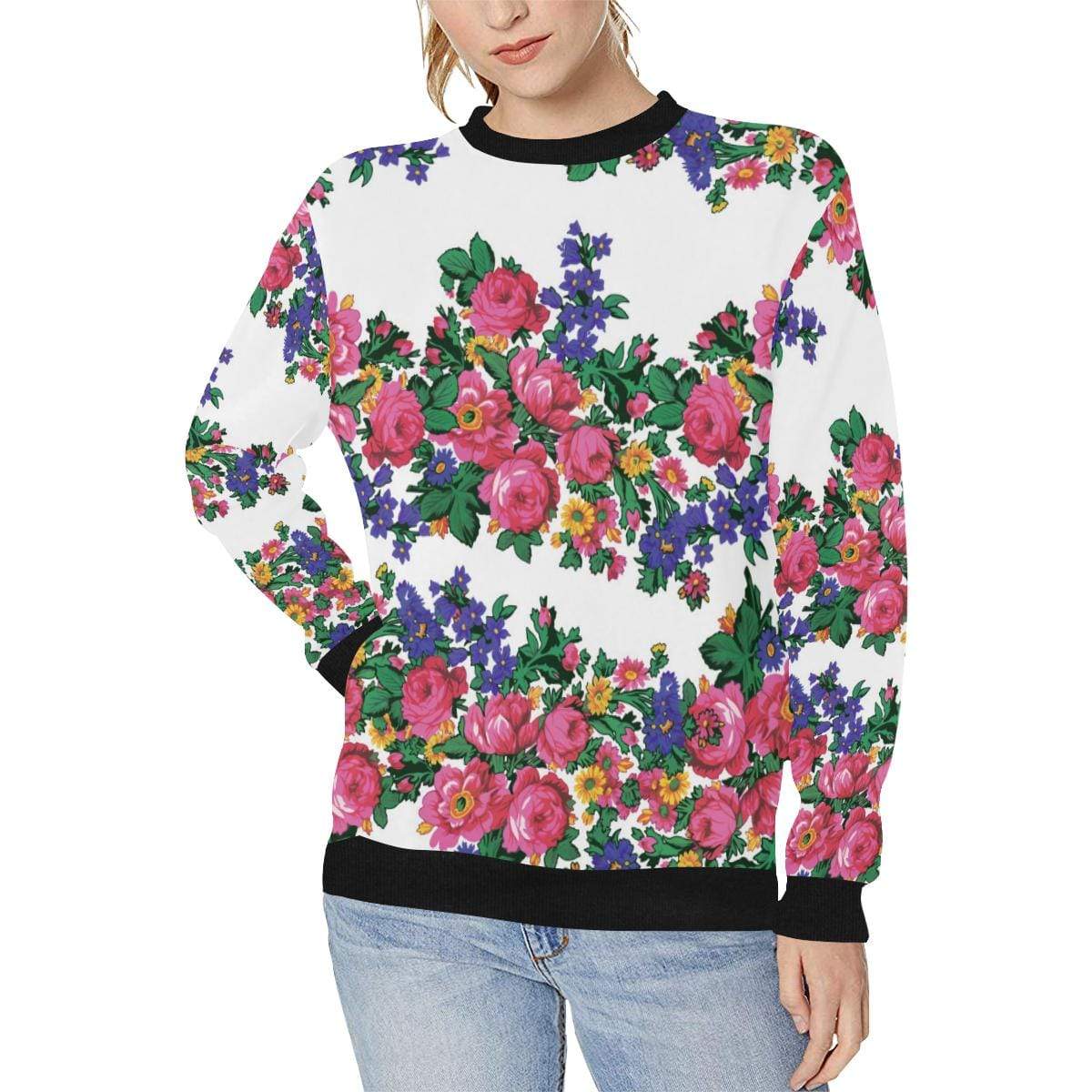 Kokum's Revenge Women's Rib Cuff Crew Neck Sweatshirt