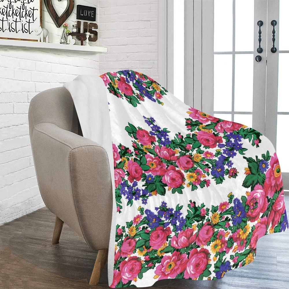 Kokum's Revenge White X-Large Micro Fleece Blanket by 49 Dzine (image 2)