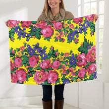 Load image into Gallery viewer, Kokum&#39;s Revenge Yellow Baby Blanket 30&quot;x40&quot; Baby Blanket 30&quot;x40&quot; e-joyer 
