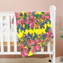 Load image into Gallery viewer, Kokum&#39;s Revenge Yellow Baby Blanket 30&quot;x40&quot; Baby Blanket 30&quot;x40&quot; e-joyer 
