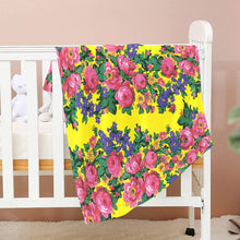 Load image into Gallery viewer, Kokum&#39;s Revenge Yellow Baby Blanket 40&quot;x50&quot; Baby Blanket 40&quot;x50&quot; e-joyer 
