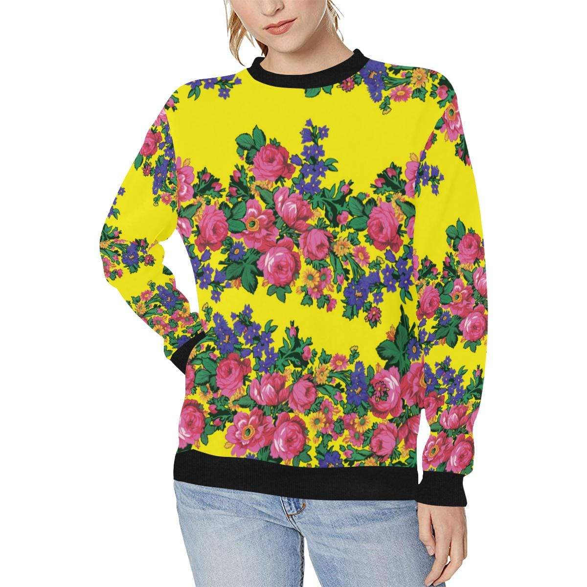 Kokum's Revenge Women's Rib Cuff Crew Neck Sweatshirt