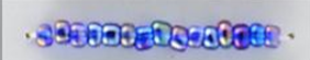 11/0 Silver Lined Seed Beads: Rainbow Lapus