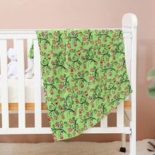 Load image into Gallery viewer, LightGreen Yellow Star Baby Blanket 30&quot;x40&quot; Baby Blanket 30&quot;x40&quot; e-joyer 
