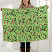 Load image into Gallery viewer, LightGreen Yellow Star Baby Blanket 40&quot;x50&quot; Baby Blanket 40&quot;x50&quot; e-joyer 
