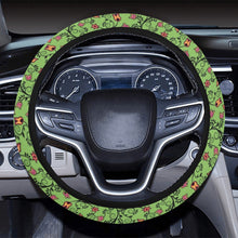 Load image into Gallery viewer, LightGreen Yellow Star Steering Wheel Cover with Elastic Edge Steering Wheel Cover with Elastic Edge e-joyer 
