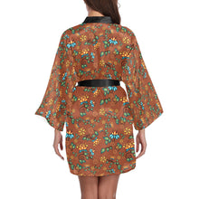 Load image into Gallery viewer, Lily Sierra Long Sleeve Kimono Robe Long Sleeve Kimono Robe e-joyer 
