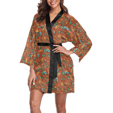 Load image into Gallery viewer, Lily Sierra Long Sleeve Kimono Robe Long Sleeve Kimono Robe e-joyer 
