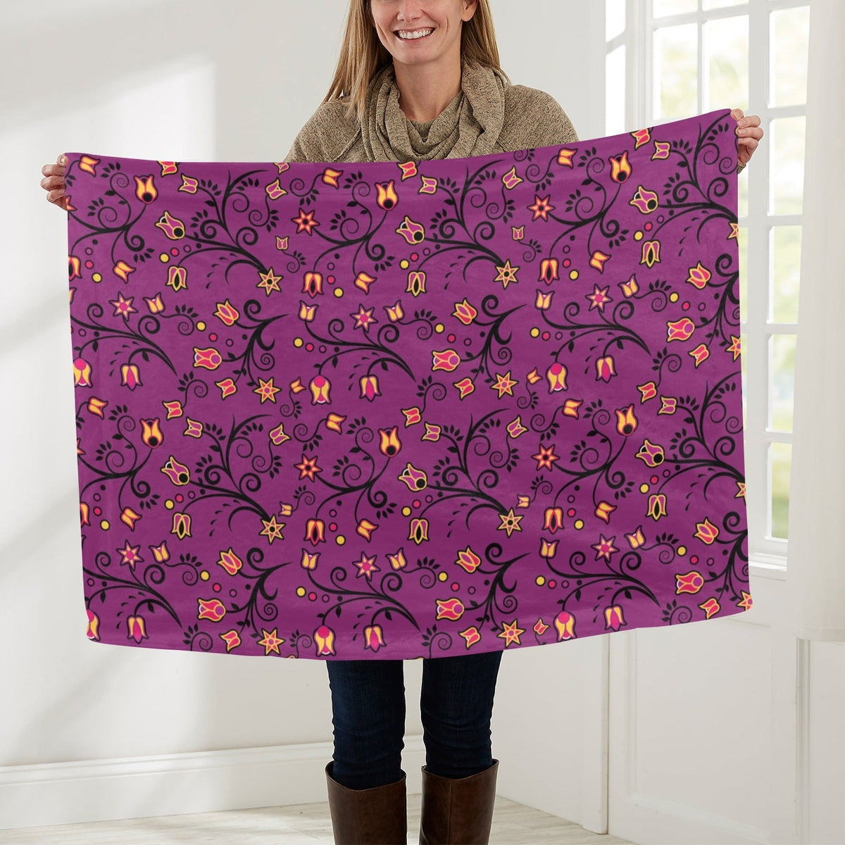 Lollipop Star Small Baby Blanket by 49 Dzine