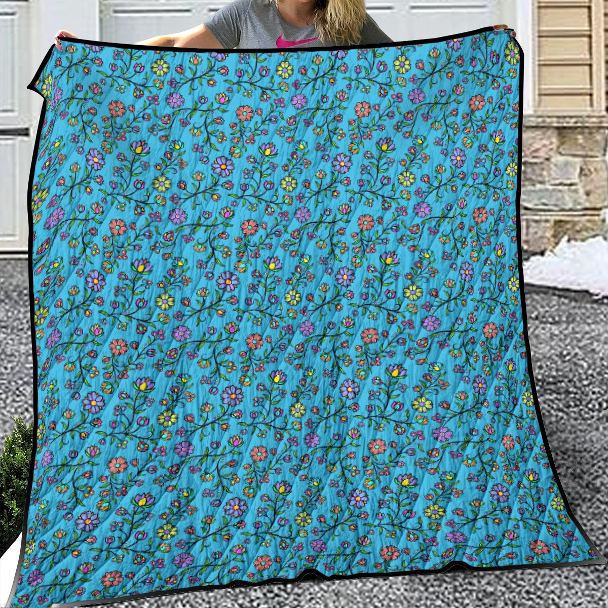 Cosmic Whispers Pastel Rainy Horizon Lightweight Quilt