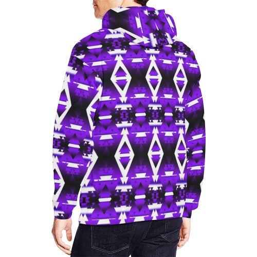 Moon Shadow Winter Camp All Over Print Hoodie for Men (USA Size) (Model H13) All Over Print Hoodie for Men (H13) e-joyer 