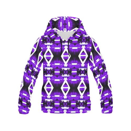 Moon Shadow Winter Camp All Over Print Hoodie for Women (USA Size) (Model H13) All Over Print Hoodie for Women (H13) e-joyer 