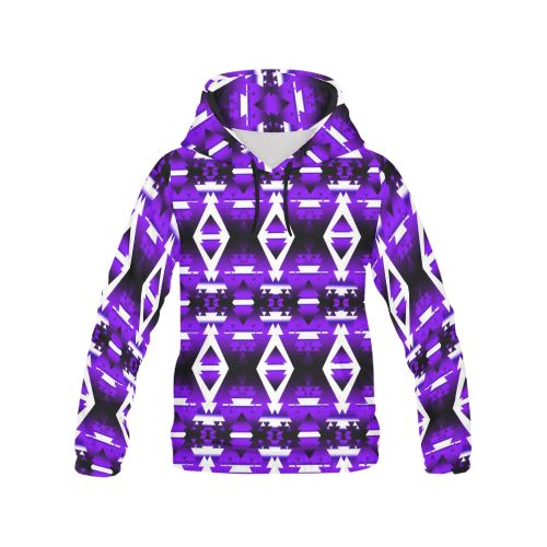 Moon Shadow Winter Camp Hoodie for Men by 49 Dzine
