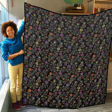 Load image into Gallery viewer, Cosmic Whispers Black Lightweight Quilt
