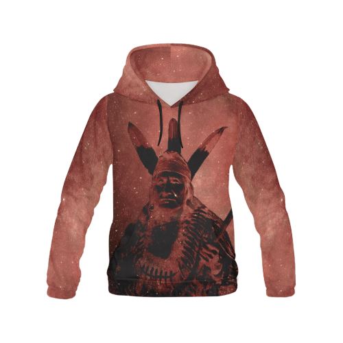 Native Man Sierra All Over Print Hoodie for Men (USA Size) (Model H13) All Over Print Hoodie for Men (H13) e-joyer 