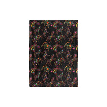 Load image into Gallery viewer, Neon Floral Animals Baby Blanket 30&quot;x40&quot; Baby Blanket 30&quot;x40&quot; e-joyer 
