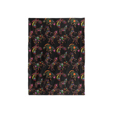 Load image into Gallery viewer, Neon Floral Animals Baby Blanket 40&quot;x50&quot; Baby Blanket 40&quot;x50&quot; e-joyer 
