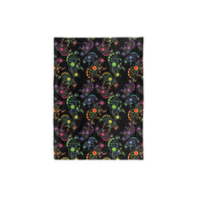 Load image into Gallery viewer, Neon Floral Bears Baby Blanket 30&quot;x40&quot; Baby Blanket 30&quot;x40&quot; e-joyer 
