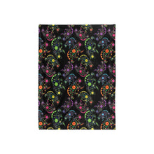 Load image into Gallery viewer, Neon Floral Bears Baby Blanket 40&quot;x50&quot; Baby Blanket 40&quot;x50&quot; e-joyer 
