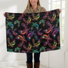 Load image into Gallery viewer, Neon Floral Eagles Baby Blanket 30&quot;x40&quot; Baby Blanket 30&quot;x40&quot; e-joyer 
