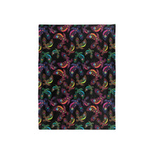 Load image into Gallery viewer, Neon Floral Eagles Baby Blanket 40&quot;x50&quot; Baby Blanket 40&quot;x50&quot; e-joyer 
