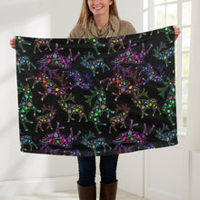 Load image into Gallery viewer, Neon Floral Elks Baby Blanket 30&quot;x40&quot; Baby Blanket 30&quot;x40&quot; e-joyer 
