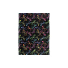 Load image into Gallery viewer, Neon Floral Horses Baby Blanket 30&quot;x40&quot; Baby Blanket 30&quot;x40&quot; e-joyer 
