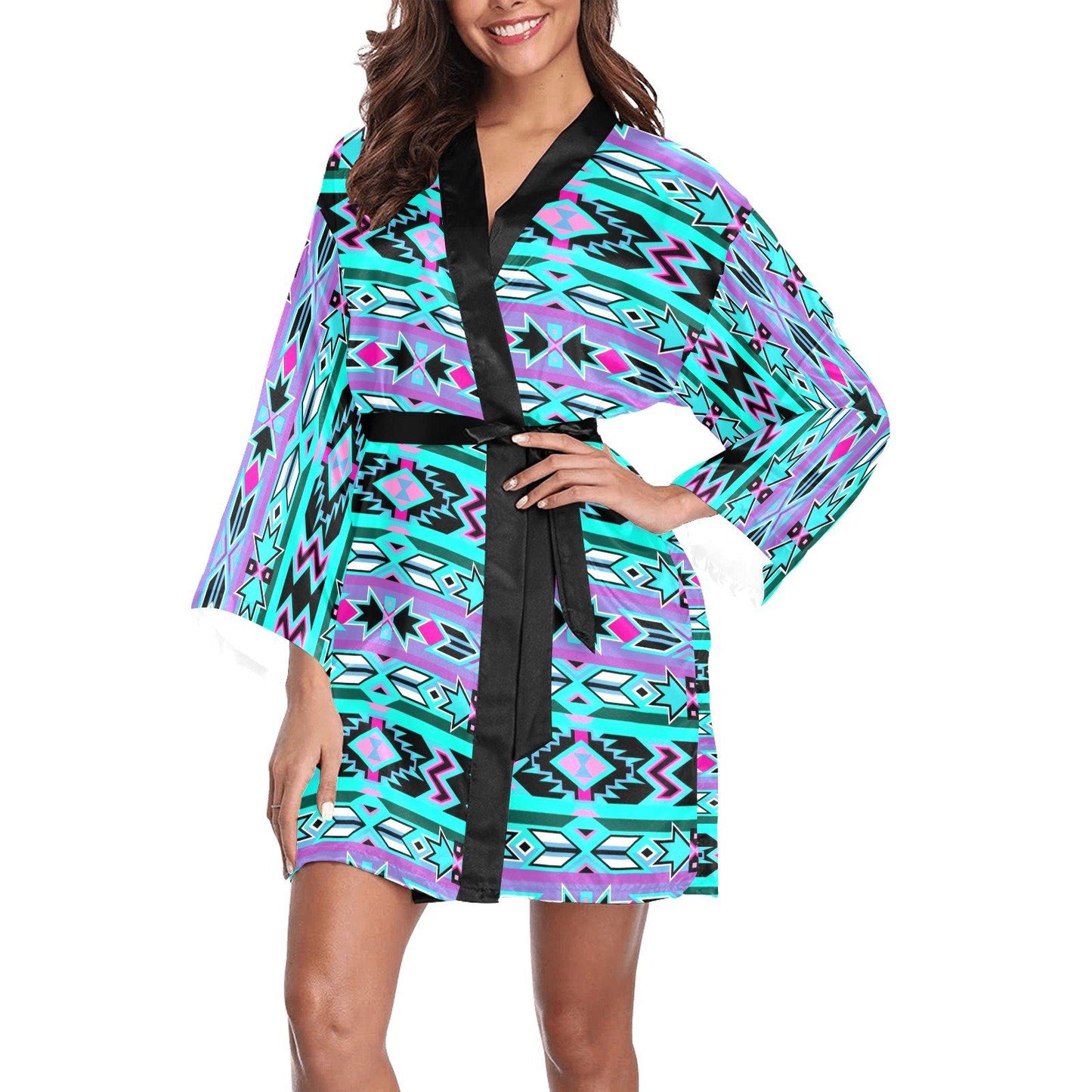 Northeast Journey Long Sleeve Kimono Robe Long Sleeve Kimono Robe e-joyer 