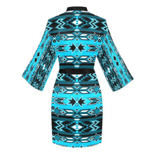 Load image into Gallery viewer, Northern Journey Long Sleeve Kimono Robe Long Sleeve Kimono Robe e-joyer 
