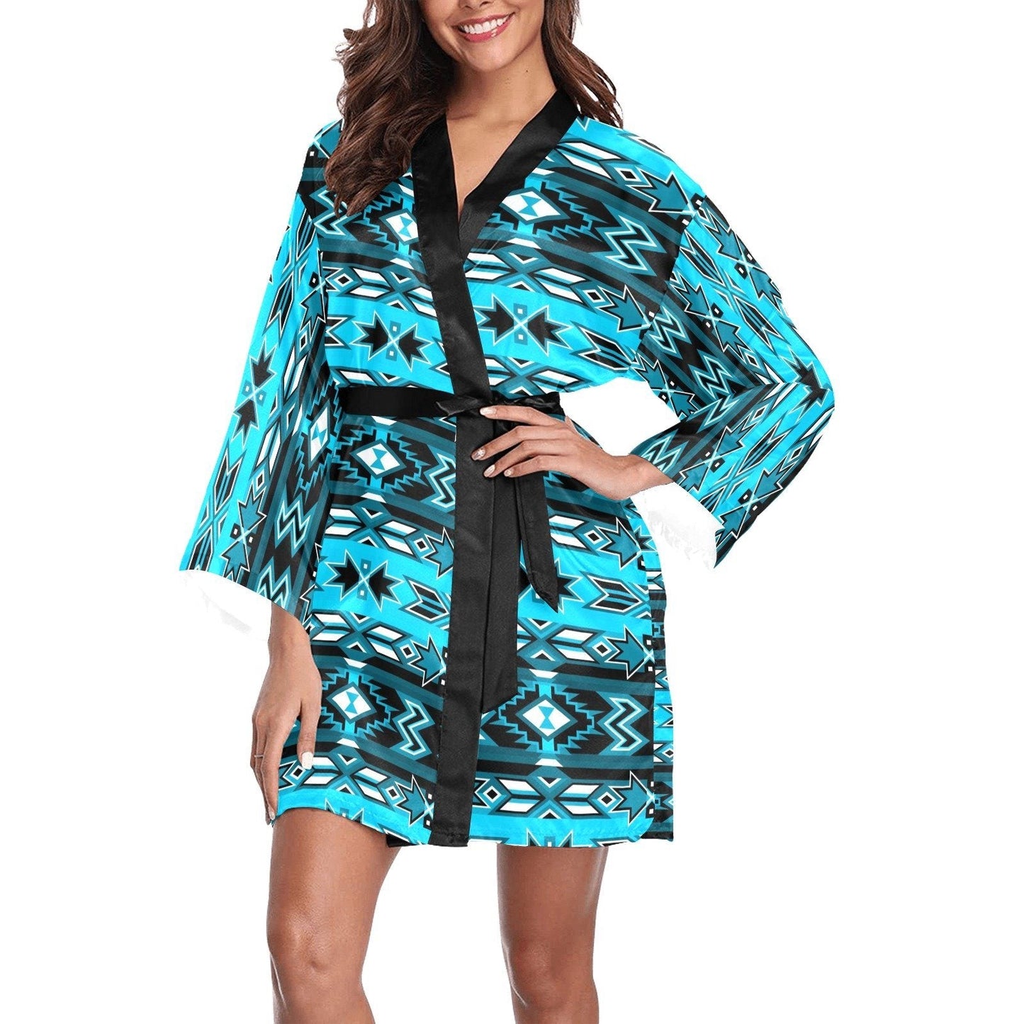 Northern Journey Long Sleeve Kimono Robe Long Sleeve Kimono Robe e-joyer 