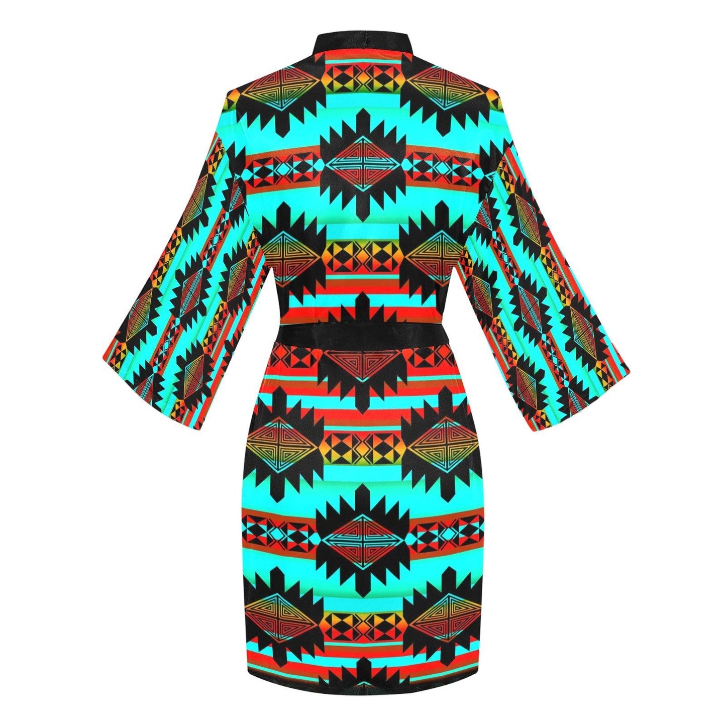 Okotoks Arrow Long Sleeve Kimono Robe Long Sleeve Kimono Robe e-joyer 