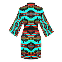 Load image into Gallery viewer, Okotoks Arrow Long Sleeve Kimono Robe Long Sleeve Kimono Robe e-joyer 
