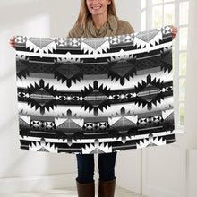 Load image into Gallery viewer, Okotoks Black and White Baby Blanket 30&quot;x40&quot; Baby Blanket 30&quot;x40&quot; e-joyer 
